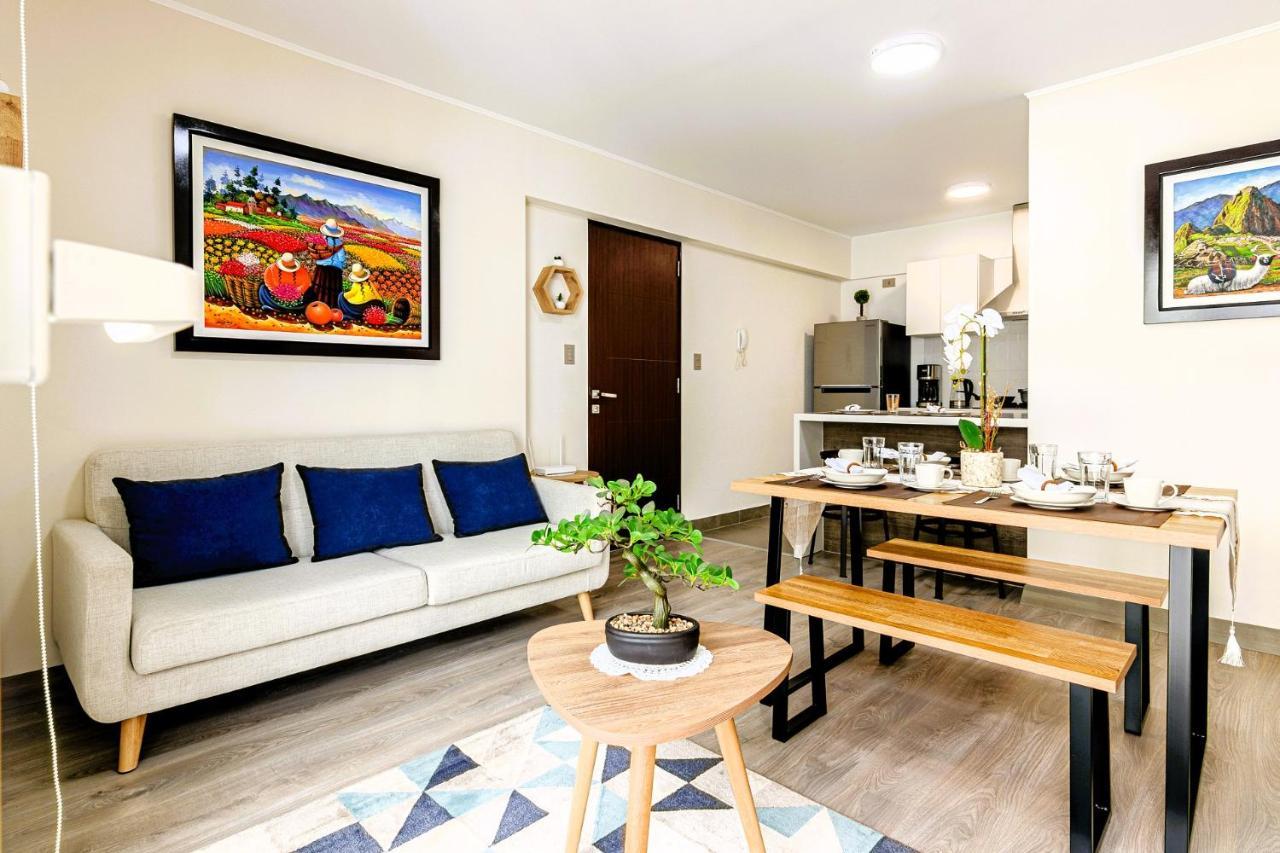 Peaceful 2Br Apartment W Balconies N Parking ليما المظهر الخارجي الصورة