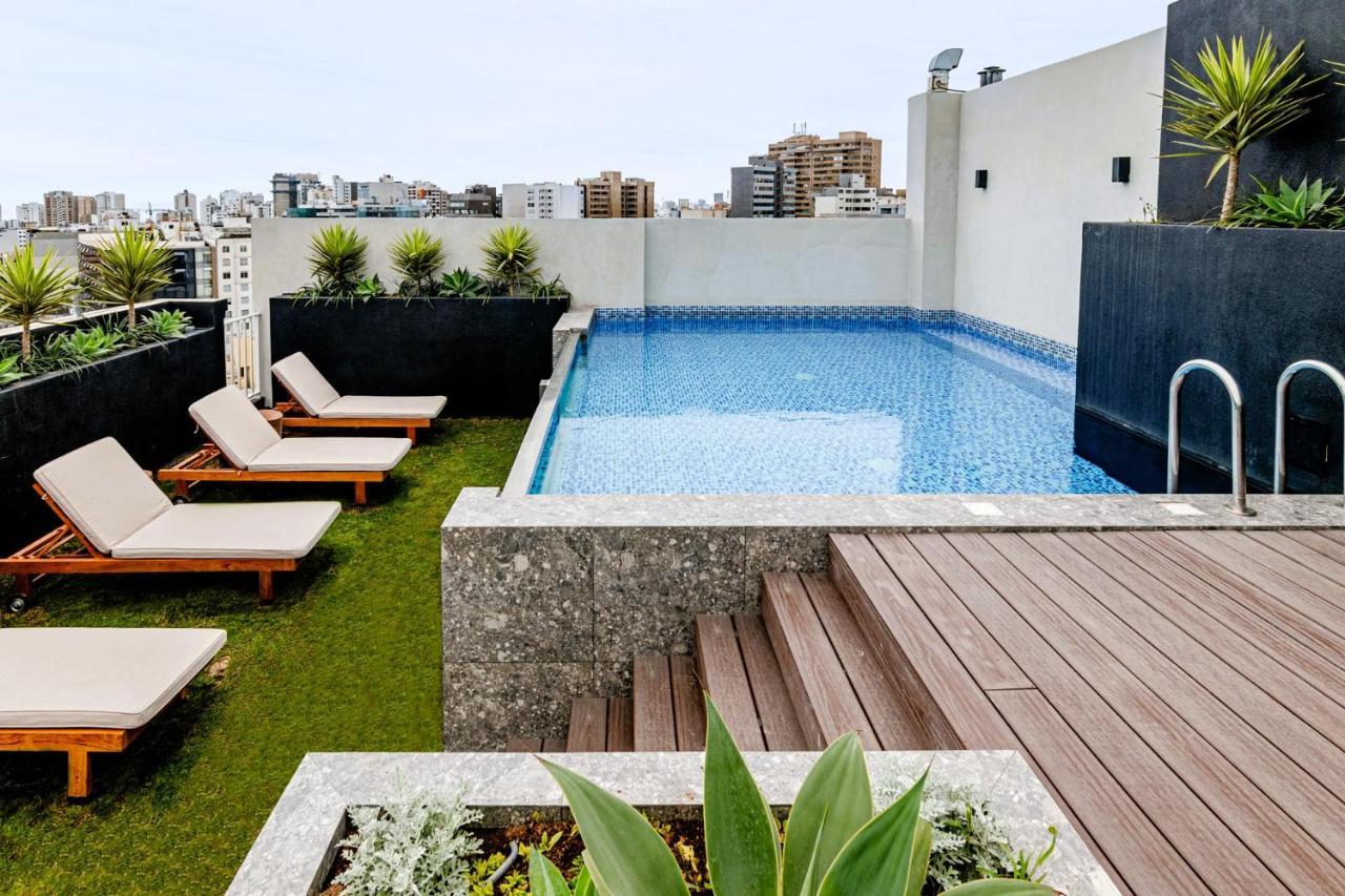 Peaceful 2Br Apartment W Balconies N Parking ليما المظهر الخارجي الصورة